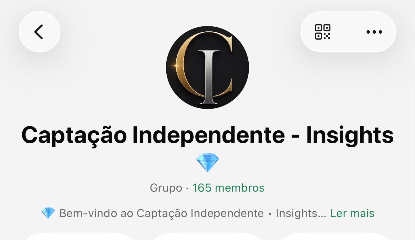 Comunidade Captação Independente no WhatsApp